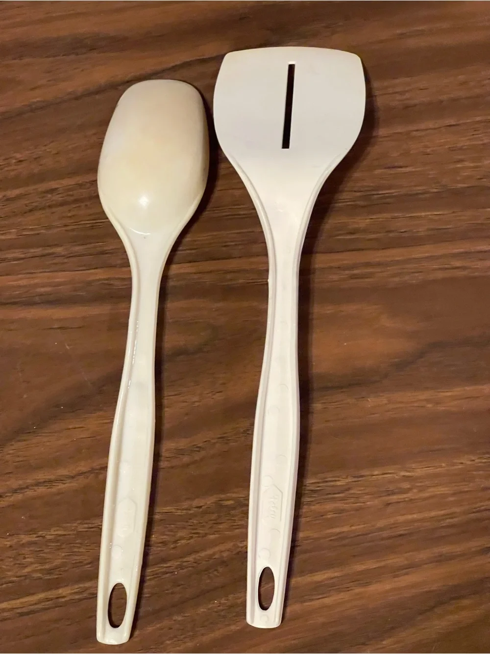 VTG Foley Plastic Spoon and Slotted spatula Turner Kitchen  Set